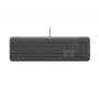 Logitech Signature Slim Wired K620 for Business teclado - Graphite