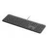 Logitech Signature Slim Wired K620 for Business Teclado, distribución QWERTZ, Grafito