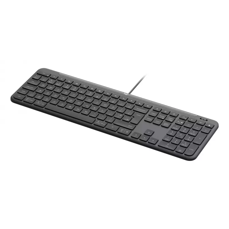 Logitech Signature Slim Wired K620 for Business Teclado, distribución QWERTZ, Grafito
