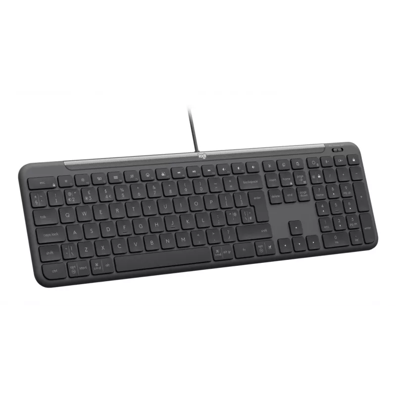 Logitech Signature Slim Wired K620 for Business Teclado, distribución QWERTZ, Grafito