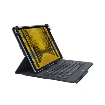 Logitech Teclado universal y funda folio para tablets de 9-10