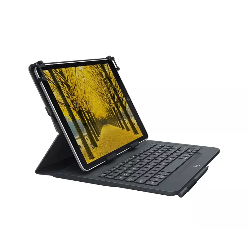 Logitech Teclado universal y funda folio para tablets de 9-10