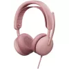 Logitech Zone Wired 2 Auriculares con micrófono, rosa