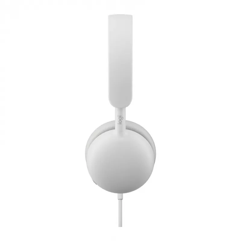 Logitech Zone Wired 2 Auriculares on-ear USB-C con micrófono de diadema con cancelación de ruido, off-white