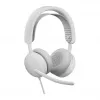 Logitech Zone Wired 2 Auriculares on-ear USB-C con micrófono de diadema con cancelación de ruido, off-white