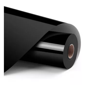 LOKLiK vinilo permanente brillante negro 30,5 x 180 cm (12