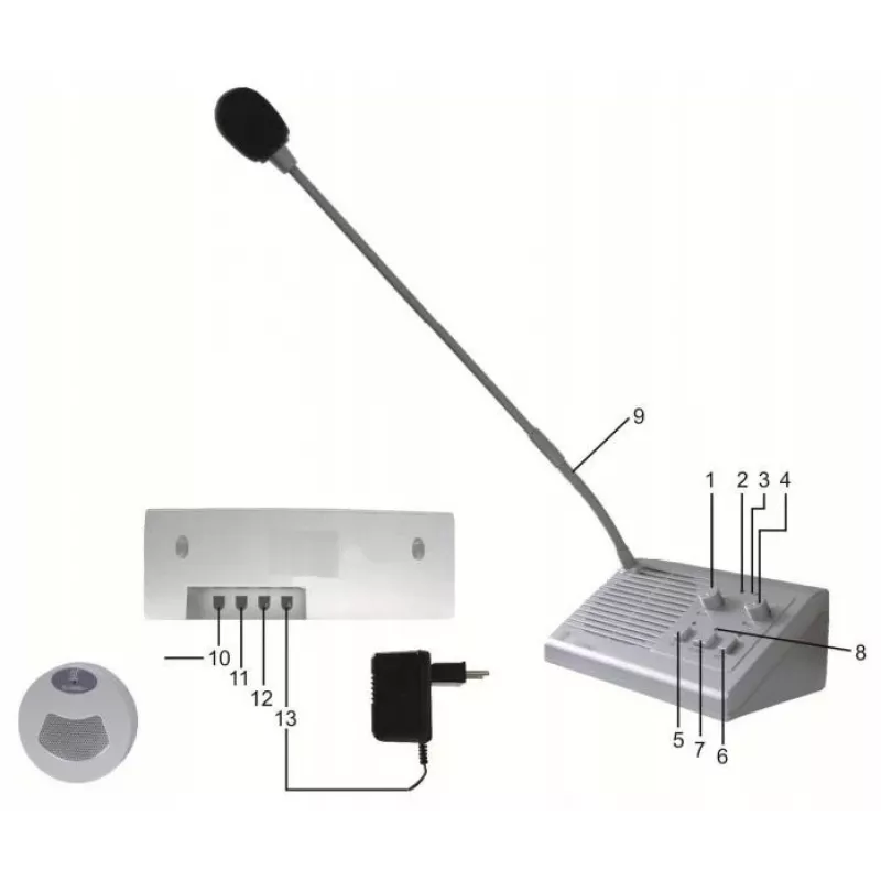 LONBON SD-2006DL+ Intercomunicador de caja dúplex completo