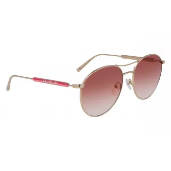 Longchamp LO133S-59770 gafas de sol de mujer Butterfly, montura havana, lentes marrones degradadas, 59 mm