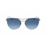 Longchamp LO134S-715 gafas de sol mujer montura de metal dorado forma mariposa lentes degradadas marrones 58 mm