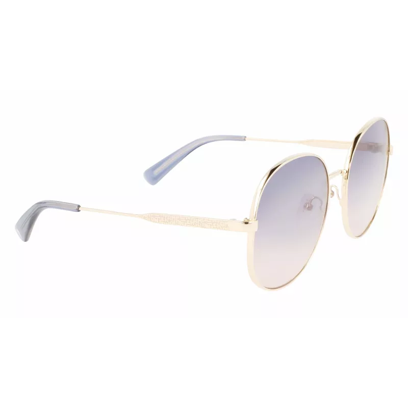Gafas de sol de mujer Longchamp LO161S-704, montura havana, lentes marrones degradadas, 59 mm