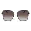 Longchamp LO173S5715001 Gafas de sol de mujer - montura negra, lentes grises, 57 mm