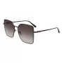 Longchamp LO173S5715001 Gafas de sol de mujer - montura negra, lentes grises, 57 mm