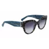 LONGCHAMP LO733S Gafas de sol rectangulares de acetato para mujer Havana Marrón Degradado 52mm