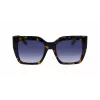 LONGCHAMP LO734S-430 Gafas de sol mujer geométricas Havana acetato degradado marrón cristal 53mm