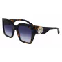 LONGCHAMP LO734S-430 Gafas de sol mujer geométricas Havana acetato degradado marrón cristal 53mm