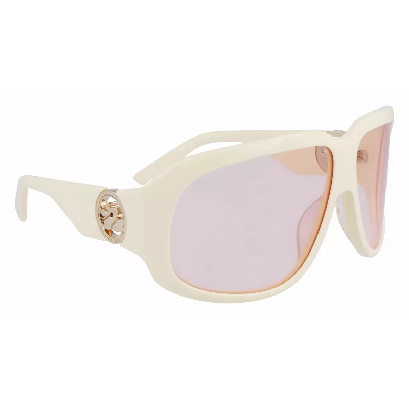 Longchamp LO736S-109 mujer gafas de sol cuadradas extragrandes Havana marrón degradado