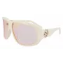 Longchamp LO736S-109 mujer gafas de sol cuadradas extragrandes Havana marrón degradado