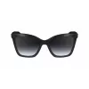 LONGCHAMP LO742S-001 Gafas de sol para mujer - Montura negra, Lentes degradadas grises, 54 mm
