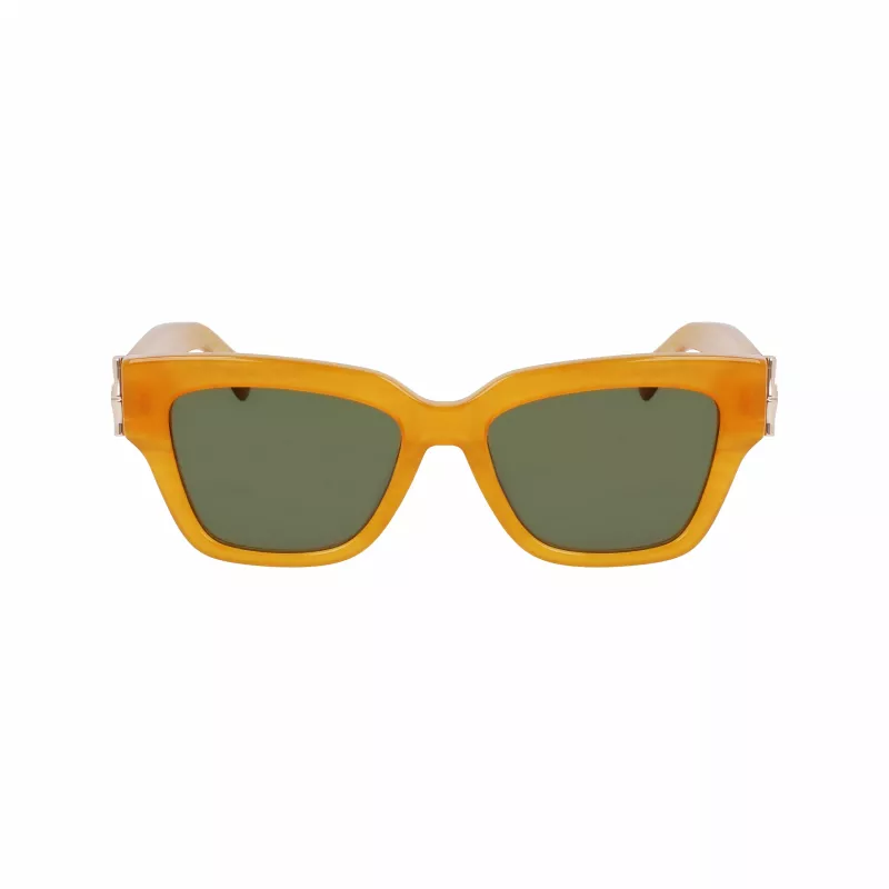Longchamp LO745S-741 Gafas de sol de mujer Havana Acetato Cuadradas 53mm