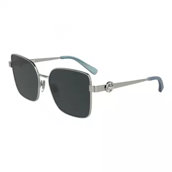LONGCHAMP gafas de sol mujer cat-eye LO181S5617044 - montura de acetato Havana, lentes marrones degradadas, 56 mm