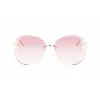 Gafas de sol de mujer Longchamp LO160S716 mariposa havana con lentes grises degradadas (65/17/140 mm)