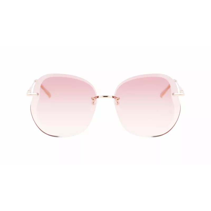 Gafas de sol de mujer Longchamp LO160S716 mariposa havana con lentes grises degradadas (65/17/140 mm)