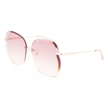 Gafas de sol de mujer Longchamp LO160S716 mariposa havana con lentes grises degradadas (65/17/140 mm)