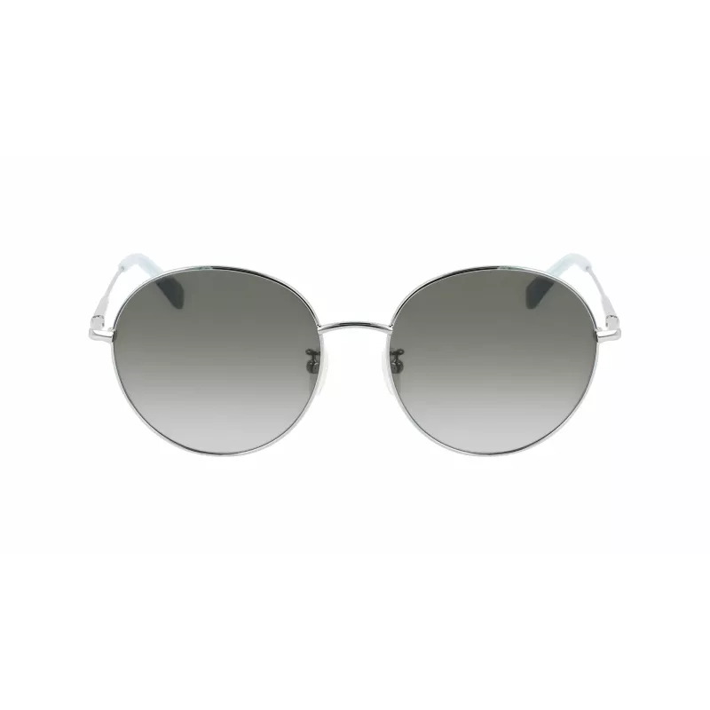 Gafas de sol de mujer Longchamp LO157SA-452 - montura azul, lentes grises degradadas - 58/18/140 mm