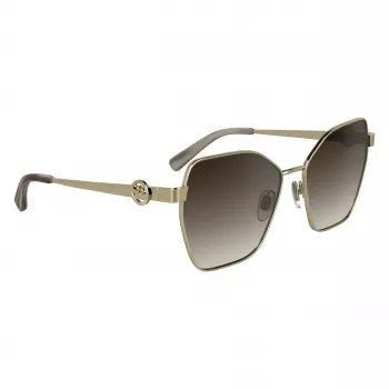 LONGCHAMP Gafas de sol de mujer LO180S-727 Havana Brown Gradient Butterfly Cat-Eye 58mm