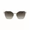 LONGCHAMP Gafas de sol de mujer LO180S-727 Havana Brown Gradient Butterfly Cat-Eye 58mm
