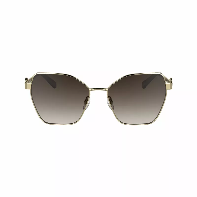 LONGCHAMP Gafas de sol de mujer LO180S-727 Havana Brown Gradient Butterfly Cat-Eye 58mm