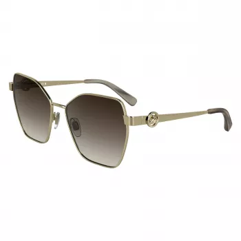 LONGCHAMP Gafas de sol de mujer LO180S-727 Havana Brown Gradient Butterfly Cat-Eye 58mm