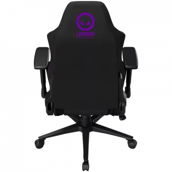 LORGAR CHA41 Silla gaming ergonómica Advanced, tejido premium anti-manchas, negro/lila