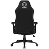 LORGAR CHA41 Silla gaming ergonómica Advanced, tejido premium anti-manchas, negro/blanco