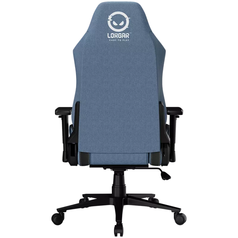LORGAR CHA41 Silla gaming ergonómica Advanced, tejido premium anti-manchas, azul