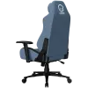 LORGAR CHA41 Silla gaming ergonómica Advanced, tejido premium anti-manchas, azul