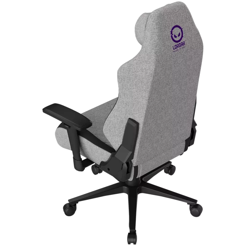 LORGAR CHA41 Silla gaming ergonómica Advanced, tejido premium anti-manchas, gris