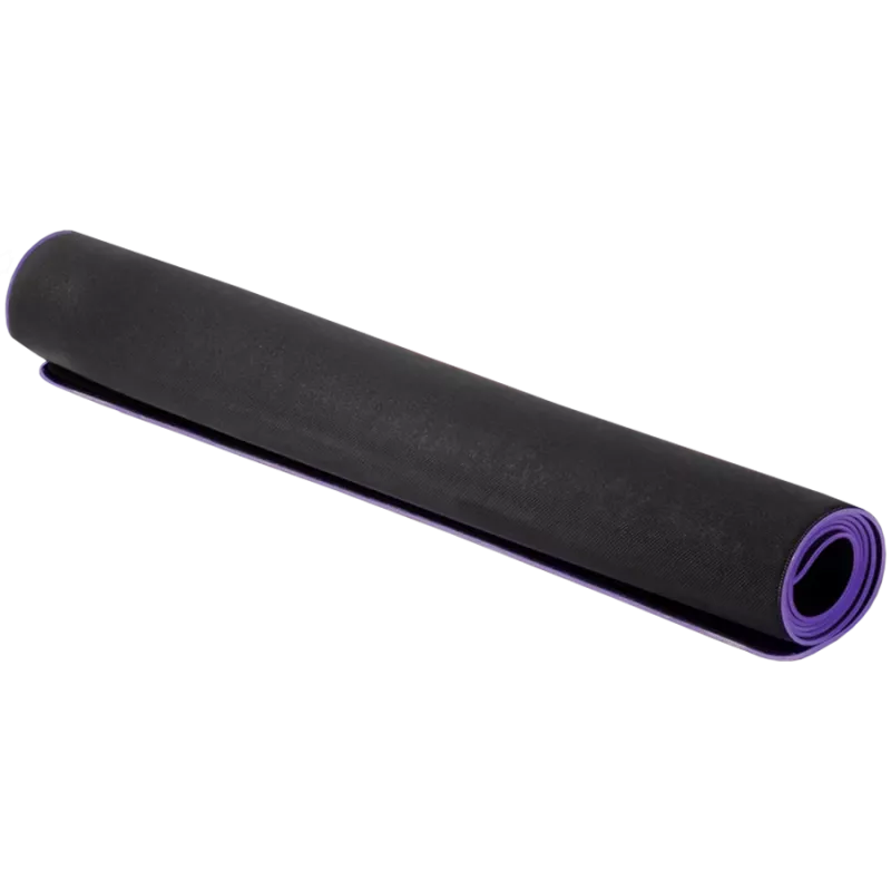 LORGAR RX1FM Alfombrilla de suelo Sim Racing Advanced, con borde ribeteado, 1700x700x3 mm, negro/morado