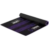LORGAR RX1FM Alfombrilla de suelo Sim Racing Advanced, con borde ribeteado, 1700x700x3 mm, negro/morado