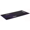 LORGAR RX1FM Alfombrilla de suelo Sim Racing Advanced, con borde ribeteado, 1700x700x3 mm, negro/morado