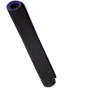 LORGAR RX1FM Alfombrilla de suelo Sim Racing Advanced, con borde ribeteado, 1700x700x3 mm, negro/morado