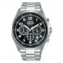 Reloj cronógrafo de cuarzo de hombre Lorus RT303KX9 - 43 mm acero inoxidable, esfera negra