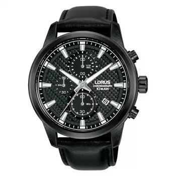 Reloj de hombre Lorus RM333HX9 cuarzo analógico 43mm acero inoxidable esfera negra