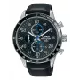 Reloj de cuarzo analógico de hombre Lorus RM341EX9 45mm acero inoxidable negro silicona
