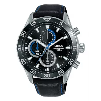Lorus RM343FX9 reloj de hombre analógico de cuarzo 45mm acero inoxidable esfera azul