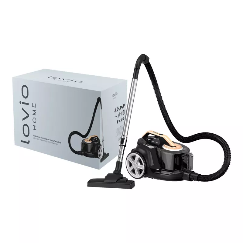 Lovio LVCVC003 VacuuFlex L Plus aspiradora sin bolsa, 899 W, HEPA H13, 3 l