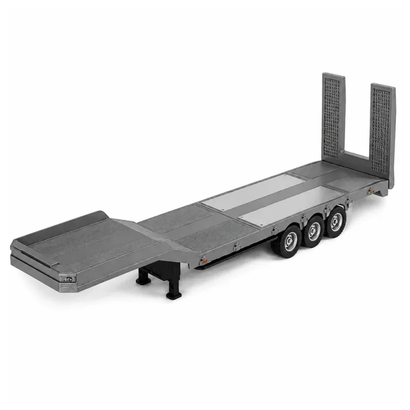Remolque de cama baja para Scania 770S Huina Gris 1:18