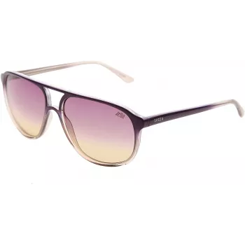 LOZZA SL1872 Gafas de sol unisex - Montura negra, lentes grises - 58/15/140 mm