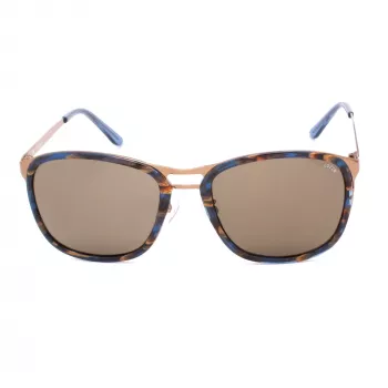 LOZZA SL2199 Gafas de sol unisex - montura de acetato rectangular protección UV400 - 57/20/135 mm