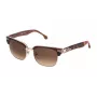LOZZA SL2253M52300K gafas de sol unisex rectangulares - montura de acetato negra, lentes de policarbonato grises, protección UV400